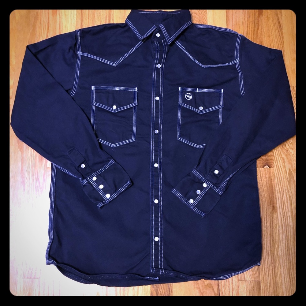 Navy Blue Welding Shirt